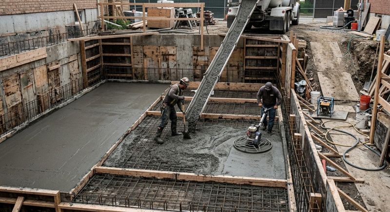 Basement Concrete Installation in Clearfield, UT