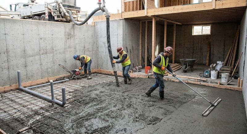 Basement Concrete Installation in Ogden, UT