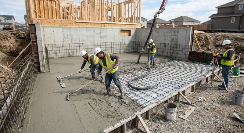 Basement Concrete Installation in Roy, UT