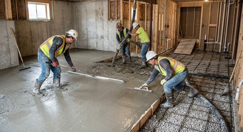 Basement Slab Installation in Davis County, UT