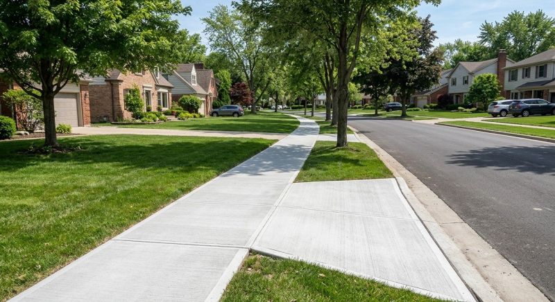 Cement Walkway Installation in Davis County, UT
