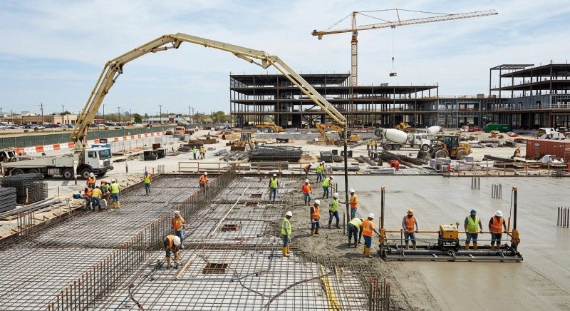 Commercial Slab Construction in Kaysville, UT