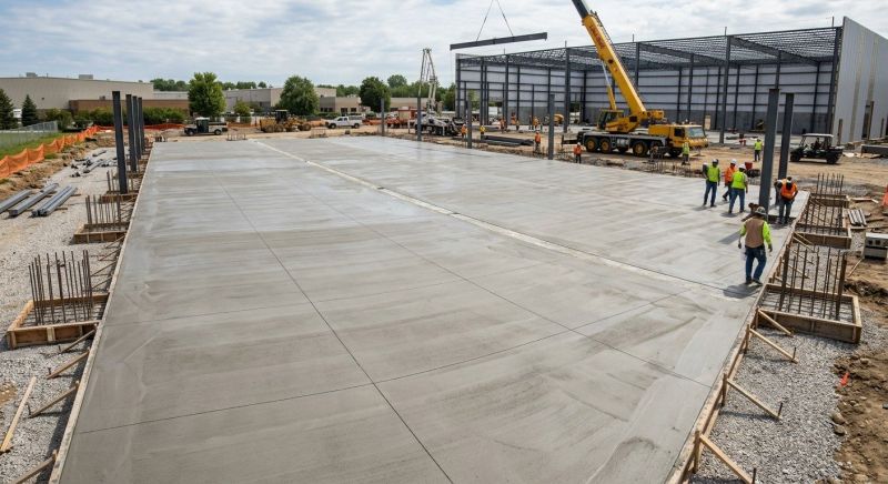 Commercial Slab Construction in Morgan, UT