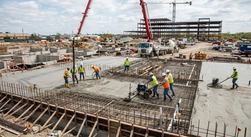 Commercial Slab Construction in Ogden, UT