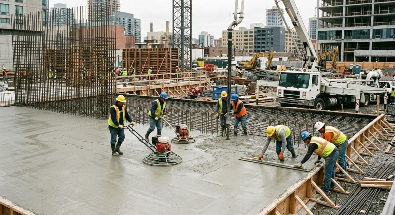 Commercial Slab Construction in Weber County, UT