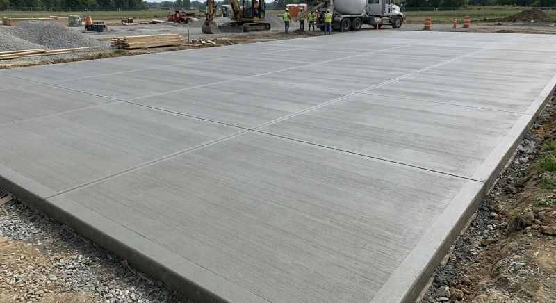 Commercial Slab Installation in Hooper, UT