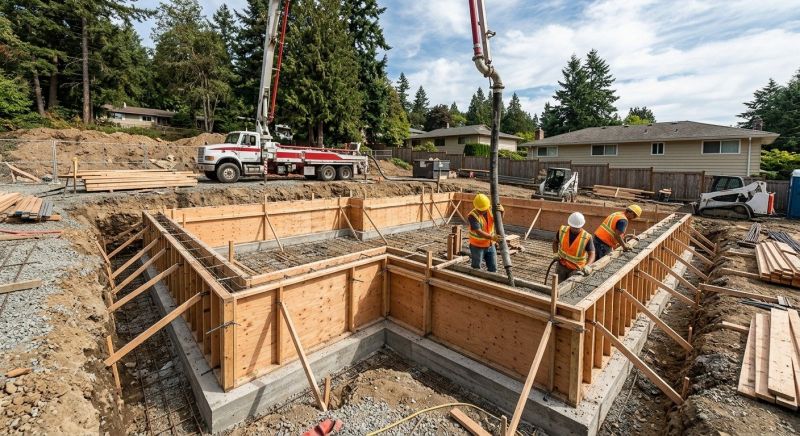 Concrete Foundation Installation in Eden, UT