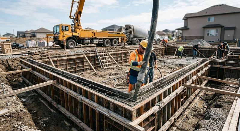 Concrete Foundation Pouring in Davis County, UT
