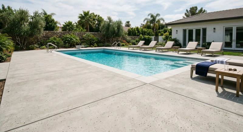 Concrete Pool Deck Installation in Davis County, UT