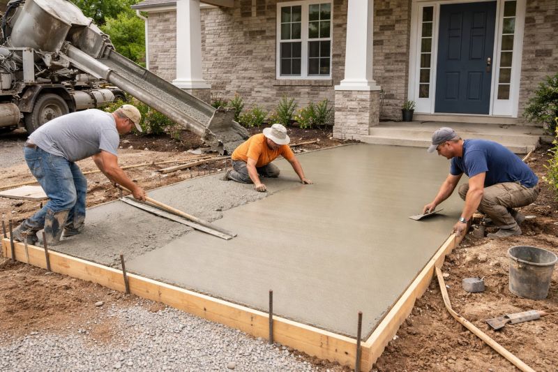 Concrete Porch Installation in Bountiful, UT