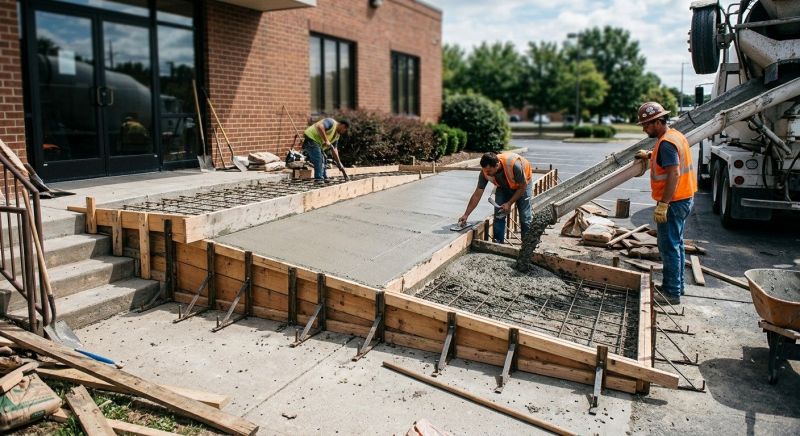 Concrete Ramp Installation in Centerville, UT