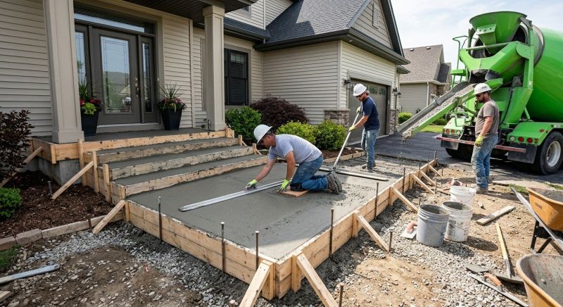 Concrete Ramp Installation in Clearfield, UT