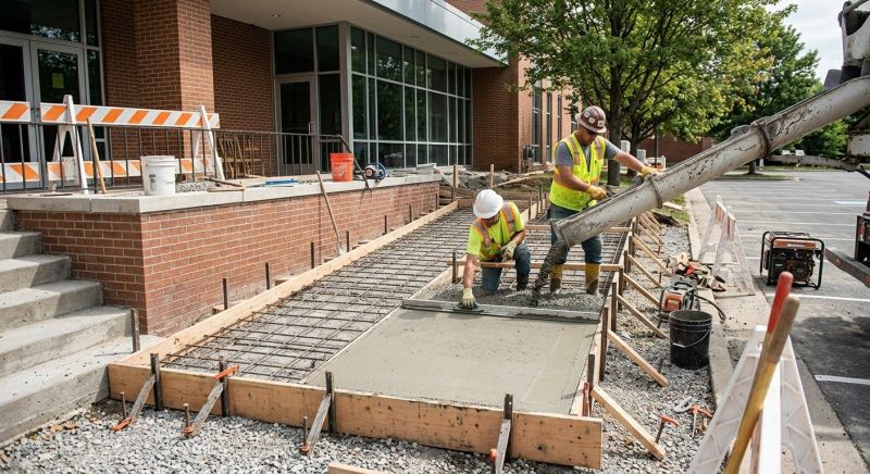 Concrete Ramp Installation in Hooper, UT
