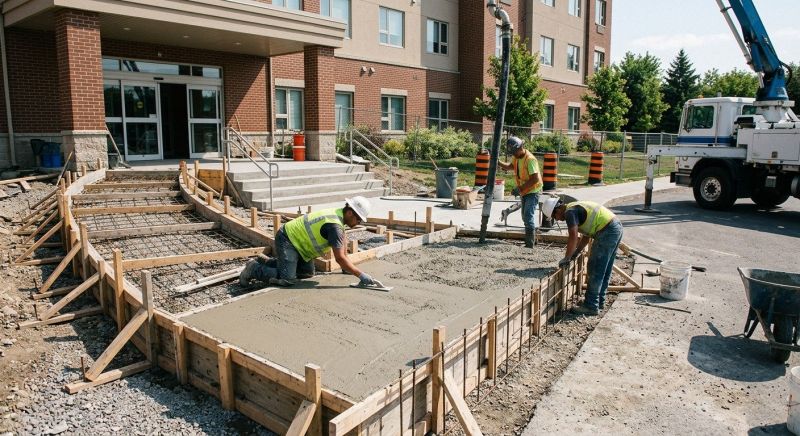 Concrete Ramp Installation in Davis County, UT