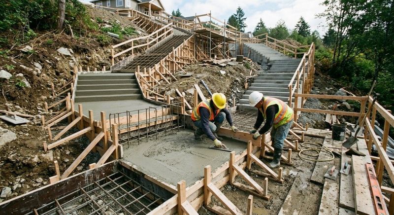 Concrete Stairs Construction in Kaysville, UT