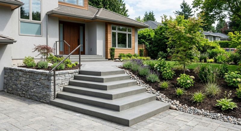 Concrete Stairs Construction in Davis County, UT