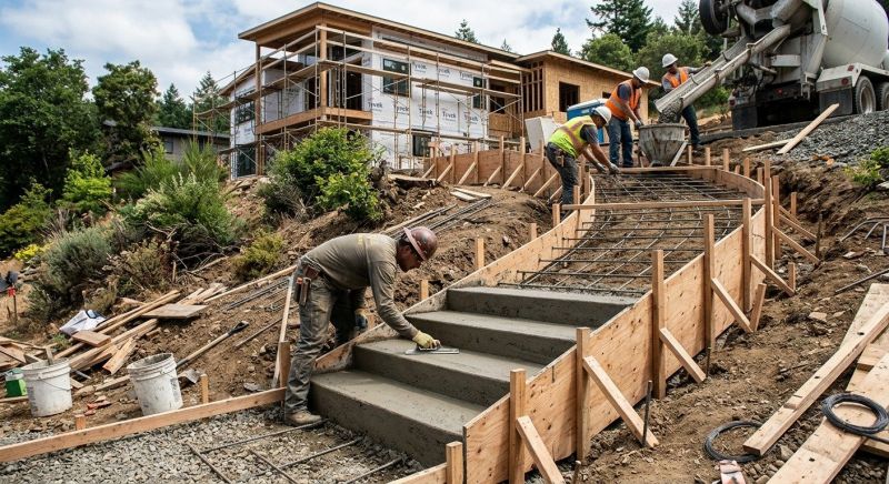 Concrete Stairs Construction in Weber County, UT