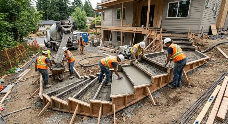 Concrete Stairs Installation in Centerville, UT