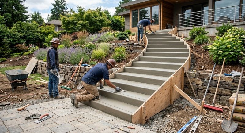 Concrete Stairs Installation in Centerville, UT
