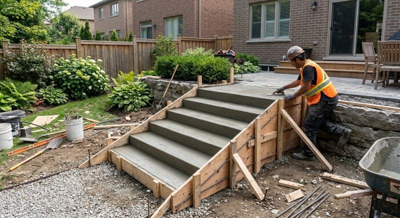 Concrete Stairs Installation in Farmington, UT