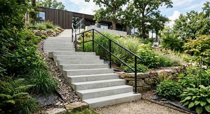 Concrete Stairs Installation in Layton, UT
