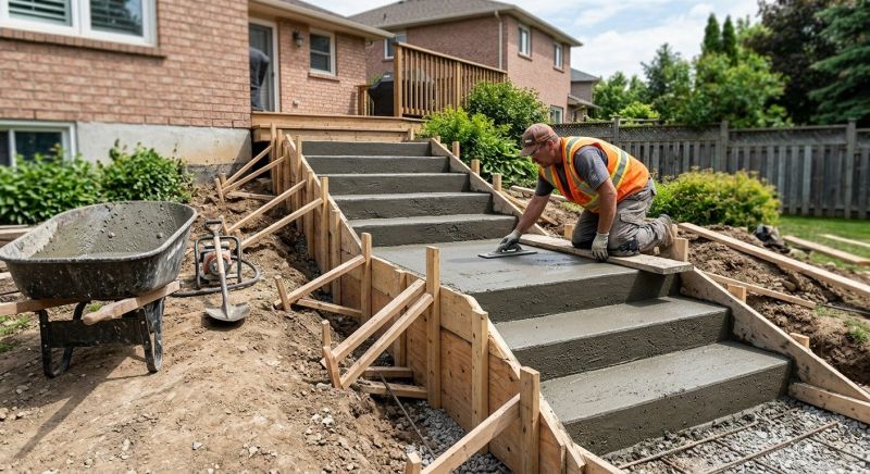 Concrete Steps Replacement in Hooper, UT