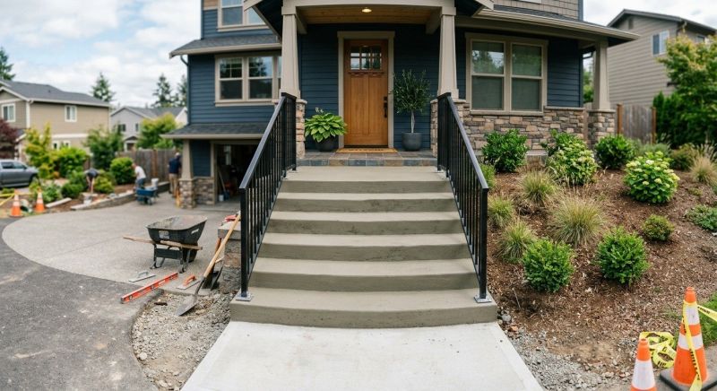 Concrete Steps Replacement in Huntsville, UT