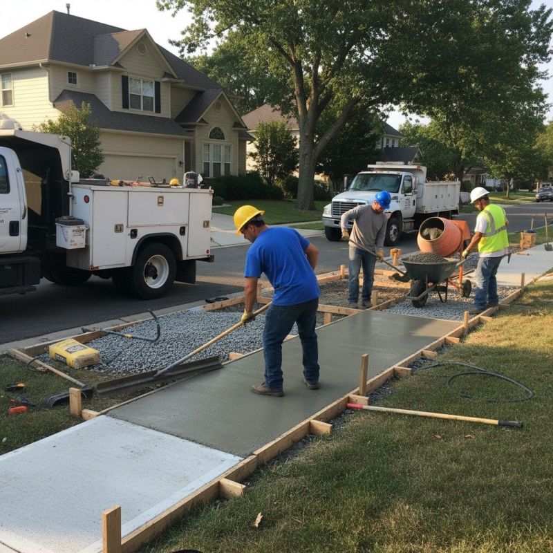 Concrete Walkway Installation in Centerville, UT