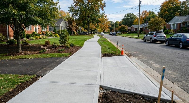 Concrete Walkway Installation in Centerville, UT