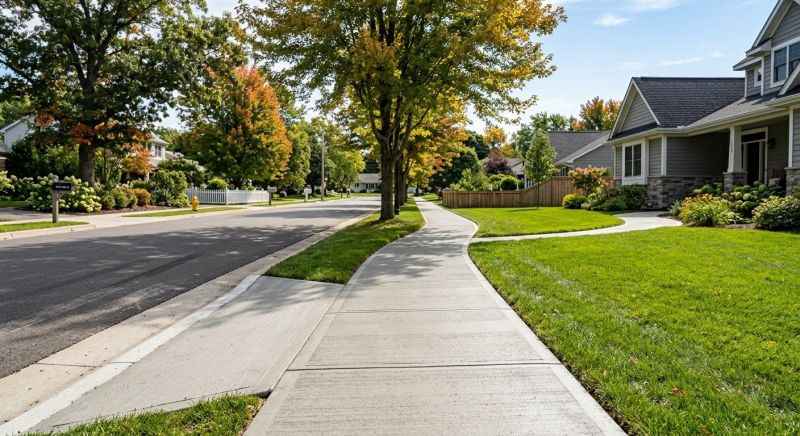 Concrete Walkway Installation in Layton, UT