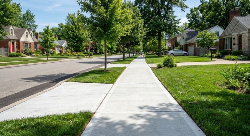 Concrete Walkway Installation in Layton, UT