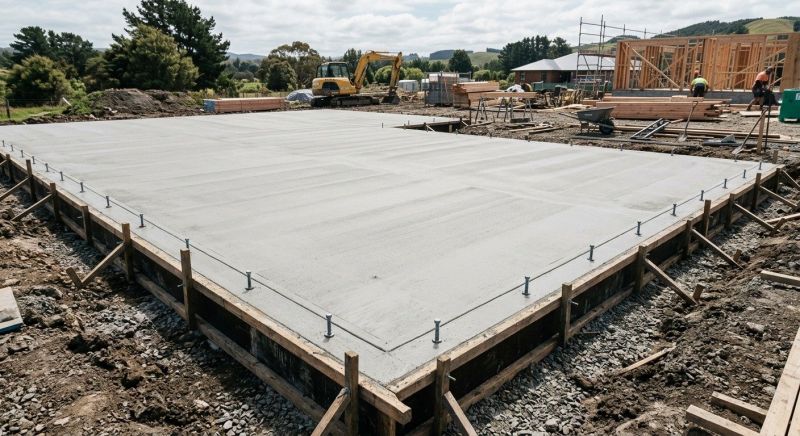 Foundation Slab Construction in Davis County, UT