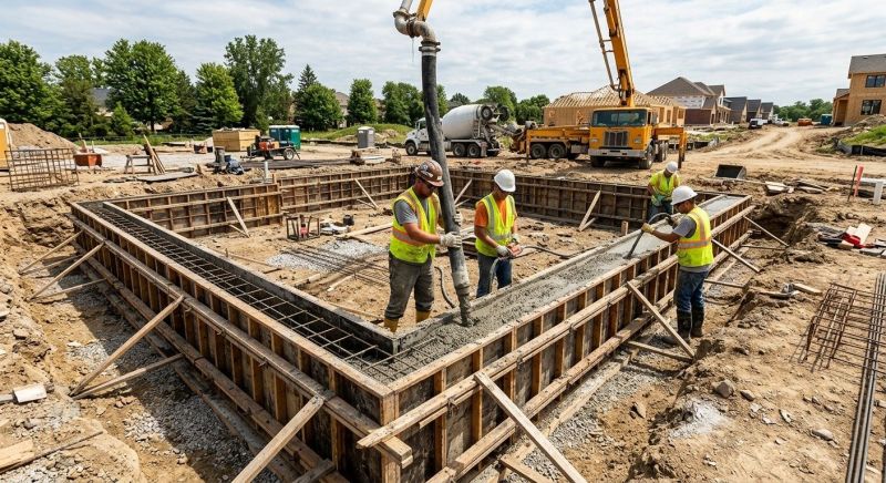 Foundation Wall Pouring in Clearfield, UT