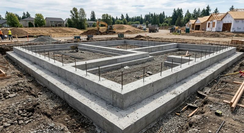 House Footing Construction in Davis County, UT