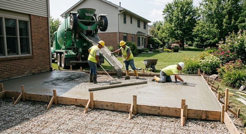 Patio Pouring Service in Davis County, UT