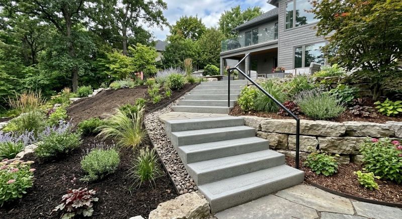 Poured Steps Installation in Hooper, UT