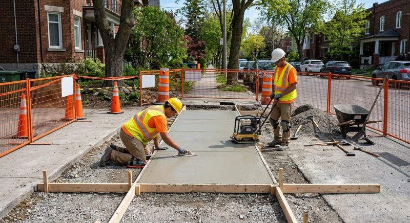Sidewalk Construction in North Salt Lake, UT
