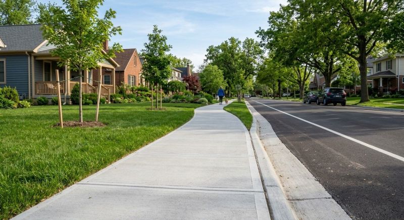Sidewalk Construction in Syracuse, UT